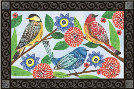 Bird Song  MatMates Decorative Doormat
