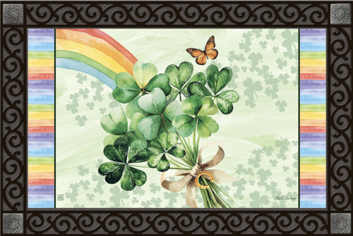 St. Patty's Rainbow  MatMates Decorative Doormat