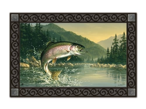 Trout MatMates Decorative Doormat