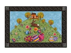Busy Bunny MatMates Decorative Doormat