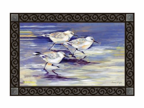Sandpiper Beach MatMates Decorative Doormat