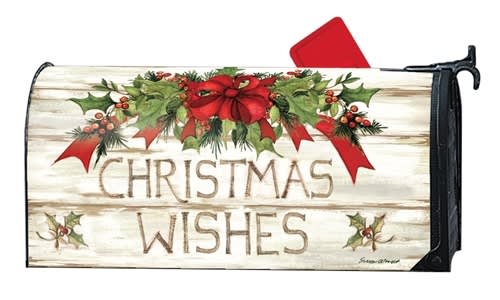 Christmas Wishes Large MailWraps Magnetic Mailbox Cover