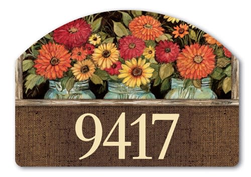 Fall Mason Jars Yard DeSigns Magnetic Art