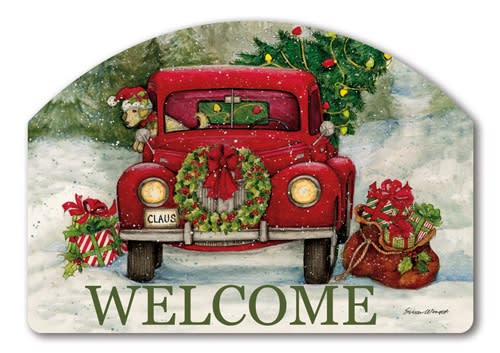 Bringing Home the Tree Yard DeSigns Magnetic Art