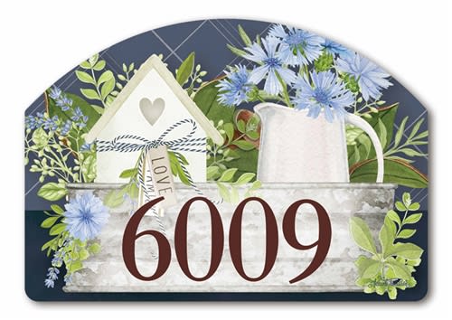 Farmhouse Flowers Yard DeSigns Magnetic Art