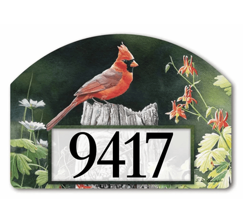 Cardinal Song  Yard DeSigns Magnetic Art