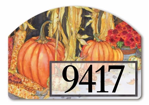 Pumpkins and Maize Yard DeSigns Magnetic Art