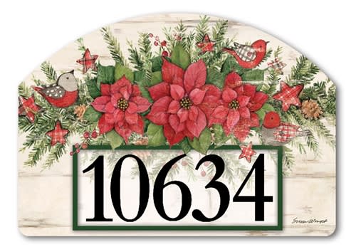 Farmhouse Christmas Yard DeSigns Magnetic Art