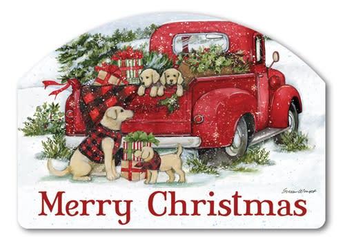 Christmas Puppies Yard DeSigns Magnetic Art