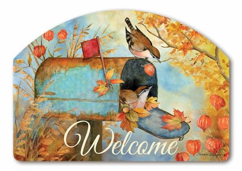 Old Rusty Mailbox Yard DeSigns Magnetic Art