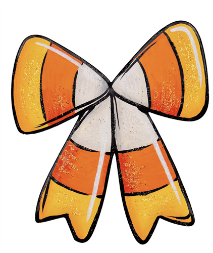 RTC Candy Corn Bow Metal Magnet