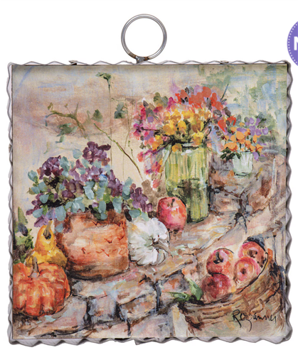 RTC Gallery Rozie's Foral Stone Wall