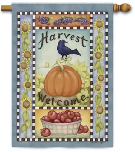 Abundant Harvest Decorative House Flag