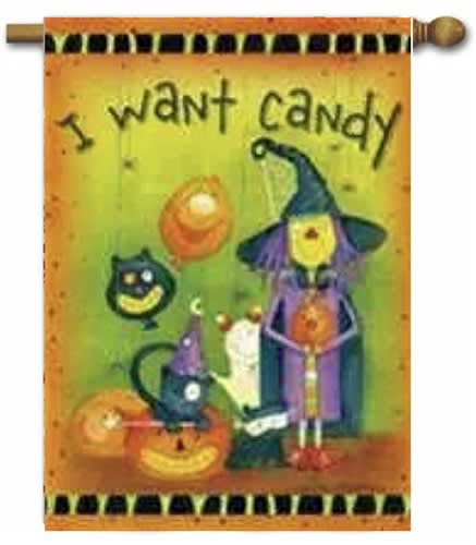 Trick or Treaters House Flag