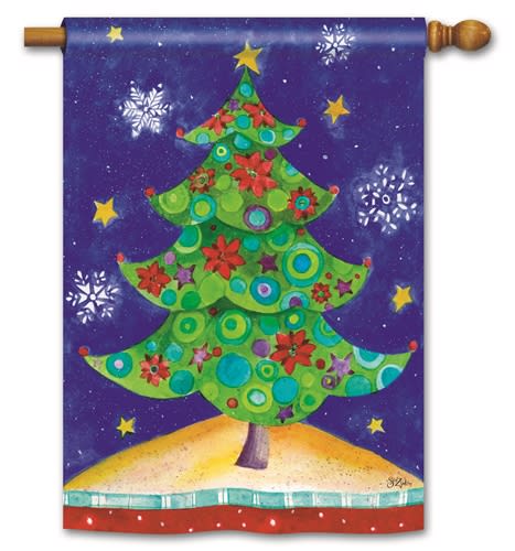Holiday Tree Standard Flag