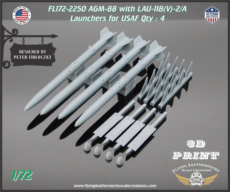 FL172-2250 AGM-88 with LAU-118(V)-2/A for USAF