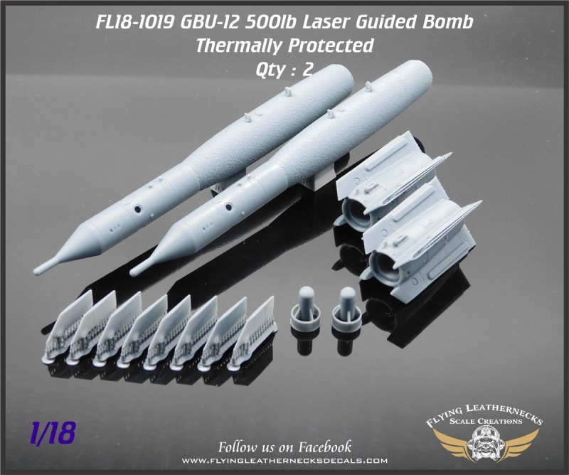 FL18-1019 GBU-12 500lb Laser Guided Bombs