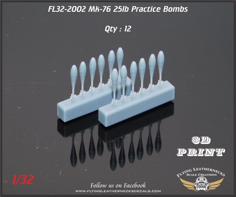 FL32-2002 Mk-76 25lb Practice Bombs