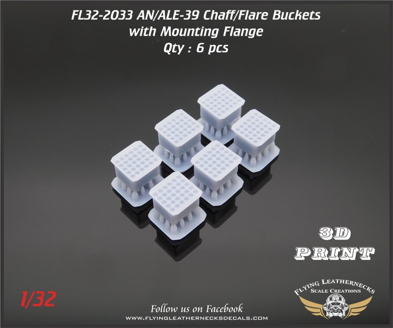 FL32-2033 AN/ALE-39 Chaff/Flare Buckets with Flange