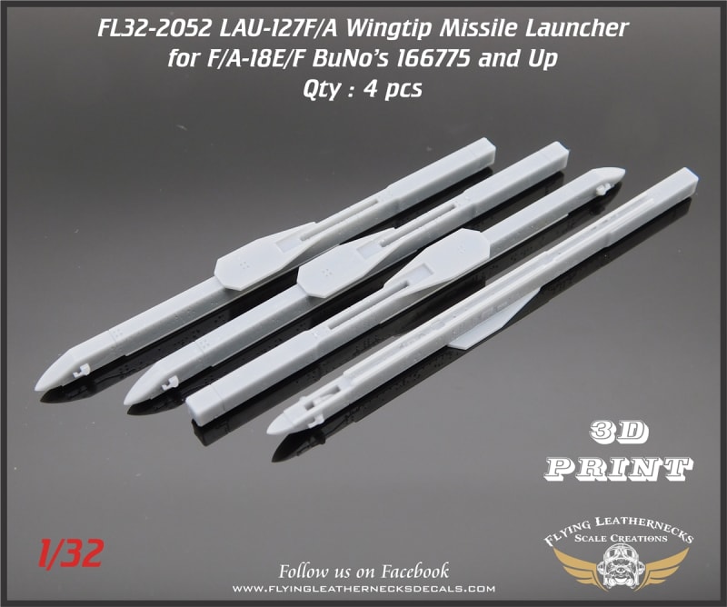 FL32-2052 LAU-127F/A - F/A-18E/F Wing tip launchers BuNo 166775 and up