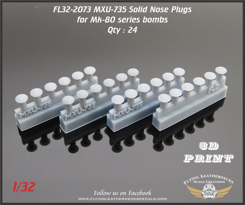FL32-2073 MXU-735 Solid Nose Plugs for Mk-80 Series Bombs FL32-2073 MXU-735 Solid Nose Plugs for Mk-80 Series Bombs