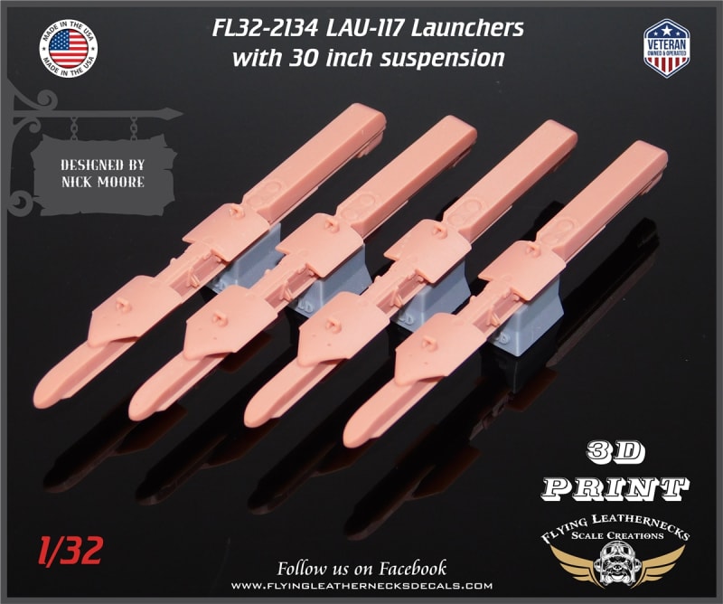 FL32-2134 LAU-117 Launchers with 30 inch suspension