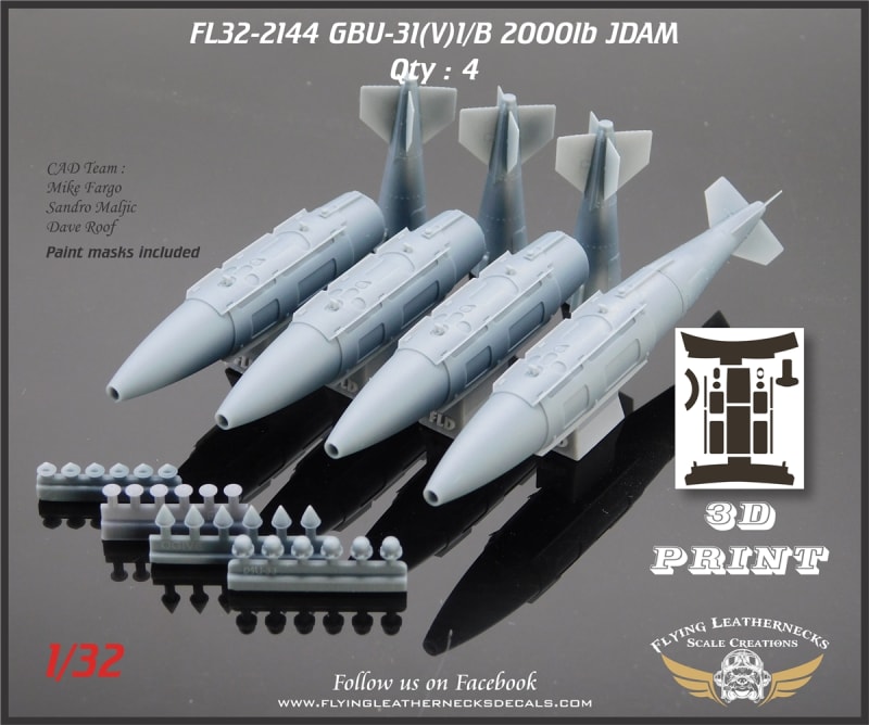 FL32-2144 GBU-31(V)1/B 2000lb JDAM