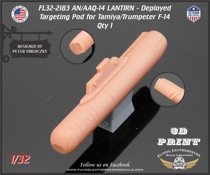 FL32-2183 AN/AAQ-14 LANTIRN, Deployed for F-14