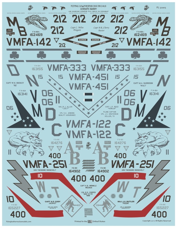 FL32003 F/A-18A/C Hornets
