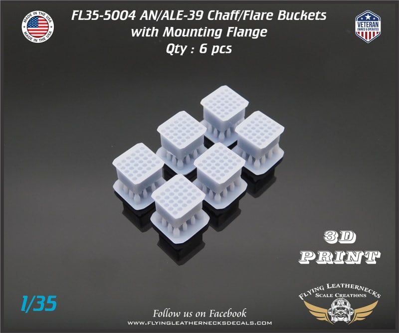 FL35-5004 AN/ALE-39 Chaff/Flare Buckets with Flange
