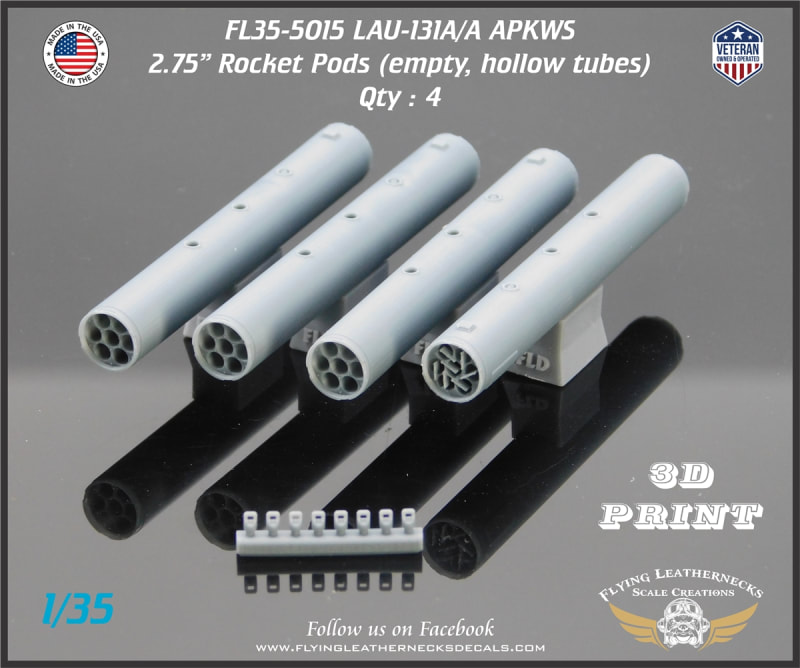 FL35-5015 LAU-131A/A APKWS Pods (Empty) FL35-5015 LAU-131A/A APKWS Pods (Empty)