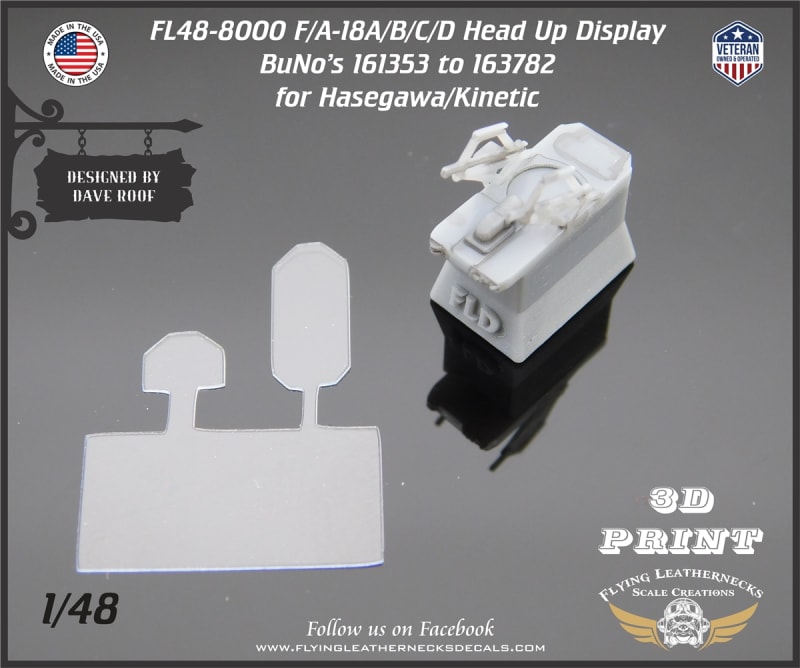 FL48-8000 F/A-18A/B/C/D HUD for BuNo's 161353 thru 163782