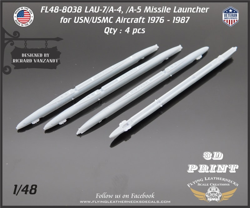 FL48-8038 LAU-7/A-4, /A-5 Missile Launcher USN/USMC 1976-1987