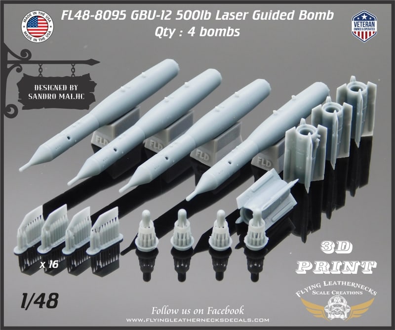 FL48-8095 GBU-12 500lb Laser Guided Bombs