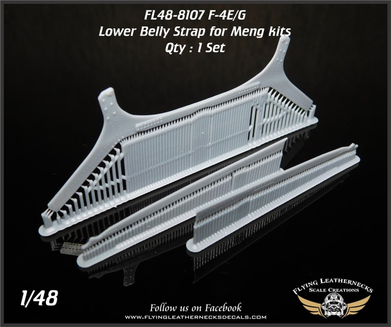FL48-8107 F-4E/G Lower Belly Strap for Meng kits FL48-8107 F-4E/G Lower Belly Strap for Meng kits