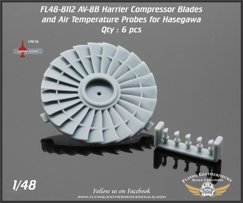 FL48-8112 AV-8B Compressor Blades and Air Temperature Probes
