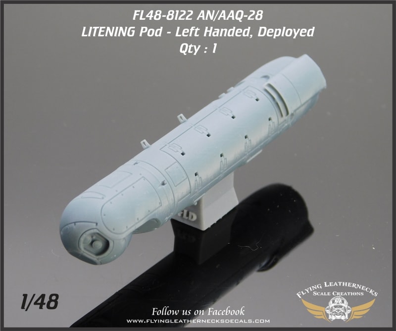 FL48-8122 AN/AAQ-28 LITENING Pod - Left Handed, Deployed FL48-8122 AN/AAQ-28 LITENING Pod - Left Handed, Deployed