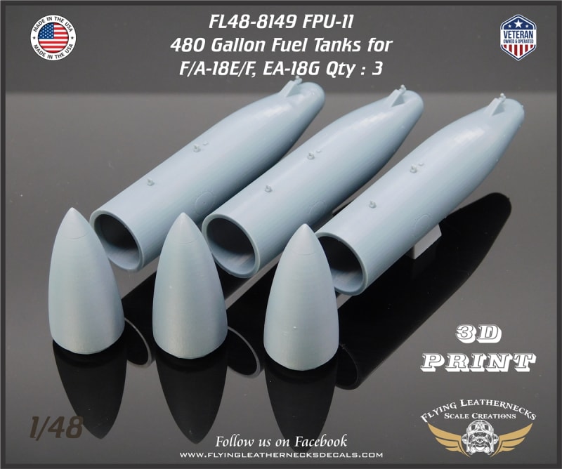 FL48-8149 FPU-11 480 Gallon Fuel Tanks for F/A-18E/F, EA-18G