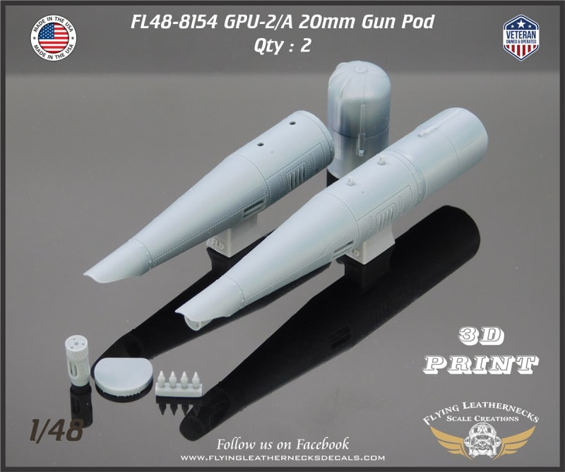 FL48-8154 GPU-2/A 20mm Gun Pods