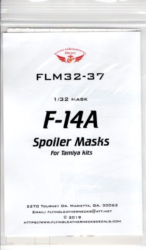 FLM32-37 F-14A Spoiler Mask for Tamiya