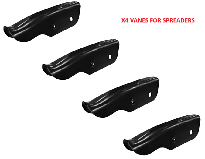 4 COSMO SPREADER VANES FOR FRETILIZER SPREADER