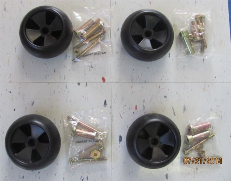 John Deere Deck Wheel Replacement with Hardware