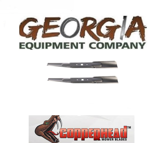 (2) BLADES 23-1/4" X 6 POINT STAR MTD/CUB CADET