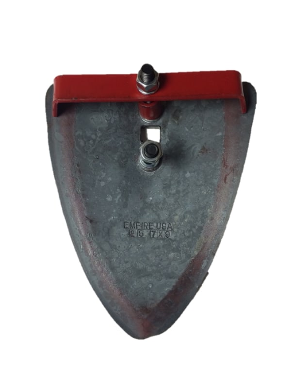 Opening Shovel, 7" x 9", Complete with Bolts and Brackets