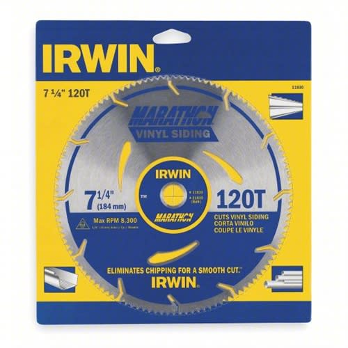 Irwin Marathon Vinyl Siding Saw Blade 7 1/4 inch