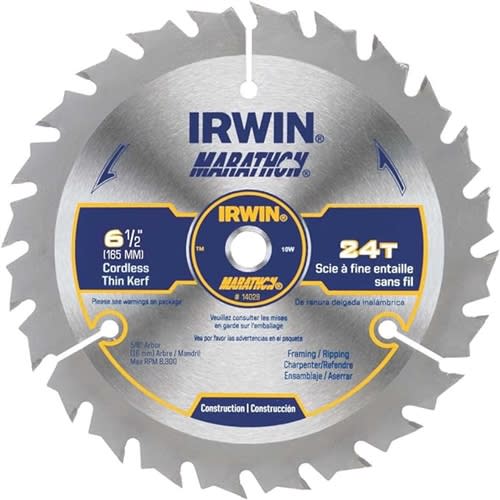 Irwin Marathon Cordless Saw Blade 6 1/2-inch 40T