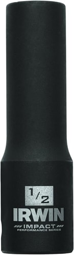 Irwin Impact 6-Point 1/2-inch Deep Well Socket 1/2 Drive