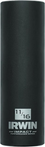 Irwin Impact 6-Point 11/16-inch Deep Well Socket 1/2 Drive