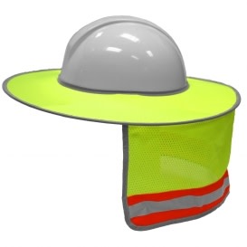 Kishigo Full Brim Sun Shield Lime