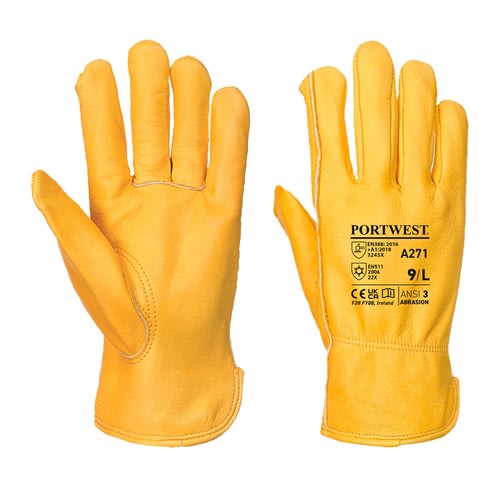 Portwest Insulated Leather Driver Gloves Portwest Insulated Leather Driver Gloves